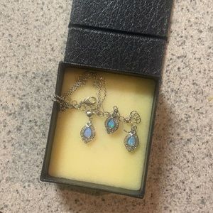 Necklace and earrings